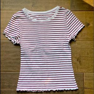 Two Aero Shrunken Tops | Multi & Pink | Size M